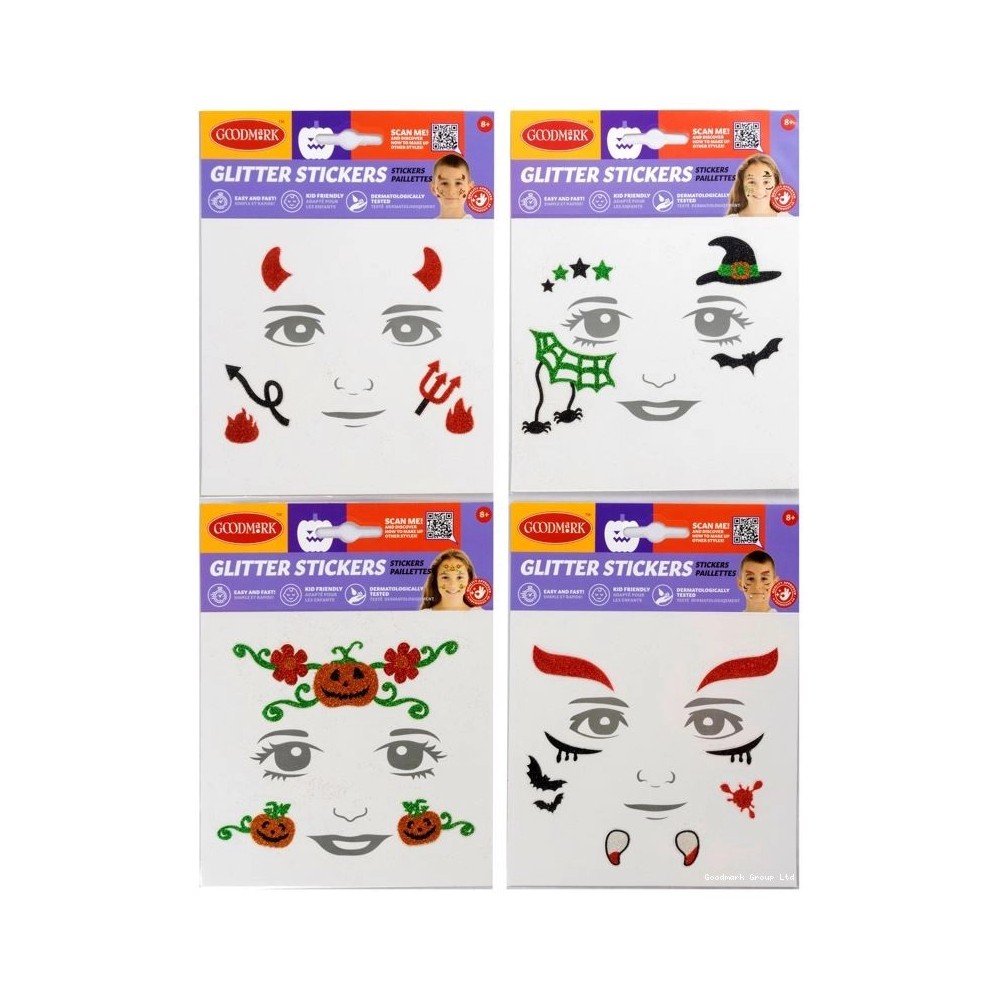 Tatouages enfants pas cher assortiment x4 | Fiesta Factory