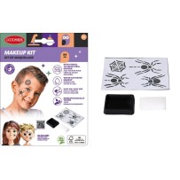 Kit pochoir maquillage araignée Halloween pas cher | Fiesta Factory