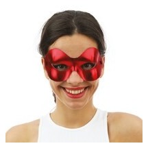 Loup métallisé pas cher – masque soirée couleur aléatoire