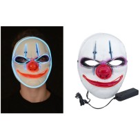Masque clown néon Halloween pas cher | Fiesta Factory