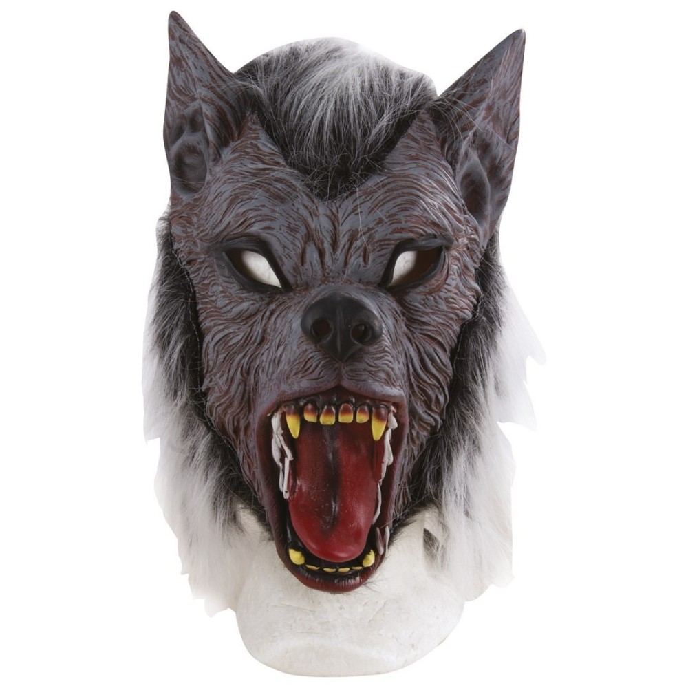 Masque intégral loup-garou adulte -  - Masques