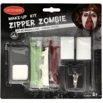 Kit zipper zombie Halloween pas cher | Fiesta Factory