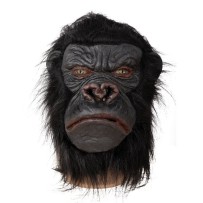 Masque gorille adulte intégral – déguisement animal réaliste