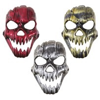 Masque squelette adulte pas cher – déguisement Halloween couleur aléatoire