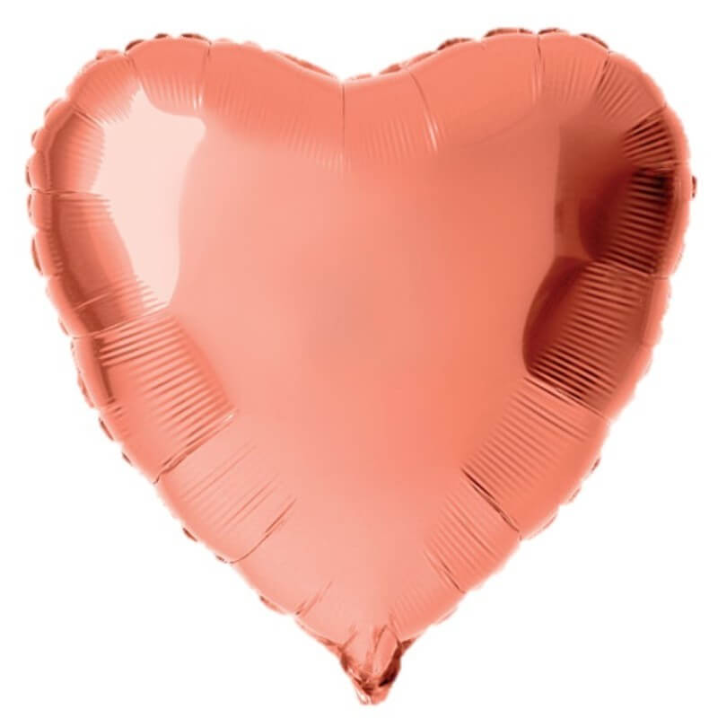 Ballon cœur aluminium 40 cm – Disponible en 6 couleurs – Air ou hélium - BALCOEUR - Ballons aluminium