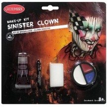 Kit clown sinistre Halloween pas cher | Fiesta Factory