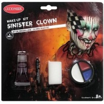 Kit clown sinistre Halloween pas cher | Fiesta Factory