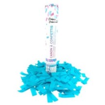 Canon à confettis garçon 30cm bleu pas cher | Fiesta Factory