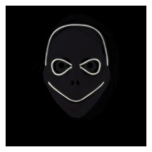 Masque lumineux Momo adulte – déguisement Halloween effrayant LED
