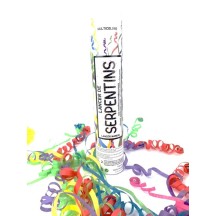 Lanceur manuel serpentins 25 cm multicolore pas cher | Fiesta Factory