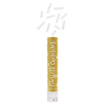 Canon confettis mariage blanc 30 cm pas cher - Fiesta Factory