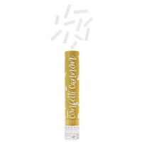 Canon confettis mariage blanc 30 cm pas cher - Fiesta Factory
