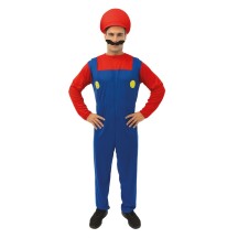 Costume plombier adulte rouge bleu pas cher – Fiesta Factory à petit prix