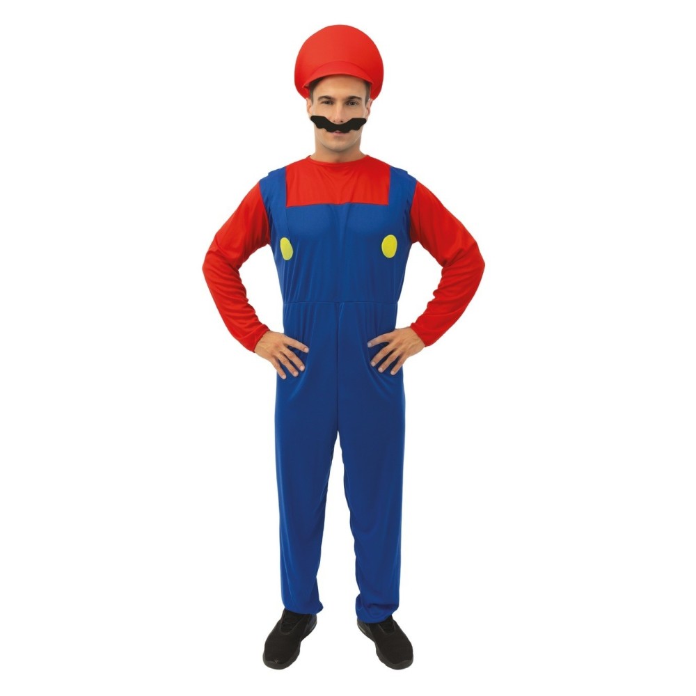 Costume plombier adulte rouge bleu pas cher – Fiesta Factory à petit prix