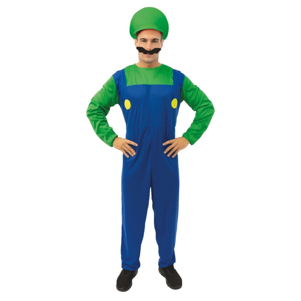 Costume plombier adulte vert bleu pas cher – Fiesta Factory à petit prix