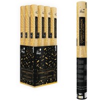 Canon à Confettis Papier Or 60 cm - 23724 - Canons à confettis