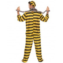 Déguisement Prisonnier Jaune Adulte – Costume détenu -  - Costumes adulte