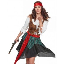 Déguisement Pirate Rayé Femme -  - Costumes adulte