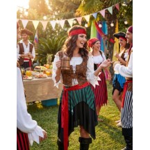 Déguisement Pirate Rayé Femme -  - Costumes adulte
