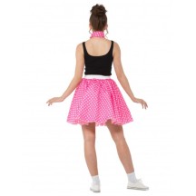 Déguisement Années 50 Rose à Pois Femme -  - Costumes adulte