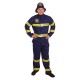 Costume pompier adulte pas cher bleu | Fiesta Factory