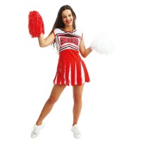Costume pom-pom girl adulte pas cher | Fiesta Factory