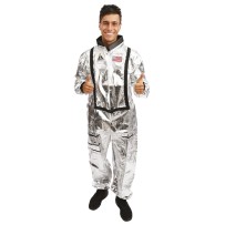 Costume astronaute homme argent pas cher | Fiesta Factory