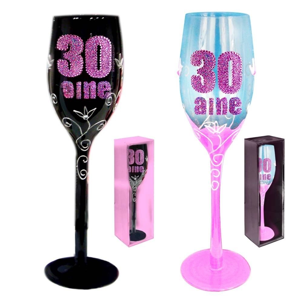 Flûte champagne 30 ans "30aine" pas cher | Fiesta Factory