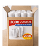 Packs vaisselle en plastique réutilisable