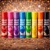 Laques à Cheveux Colorées