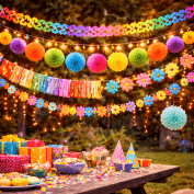 Guirlande en Papier – Décoration Anniversaire & Fête