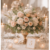 Centre de Table Anniversaire & Mariage – Décoration de Table